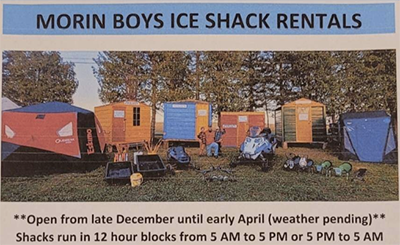 morin boys ice shack rentals